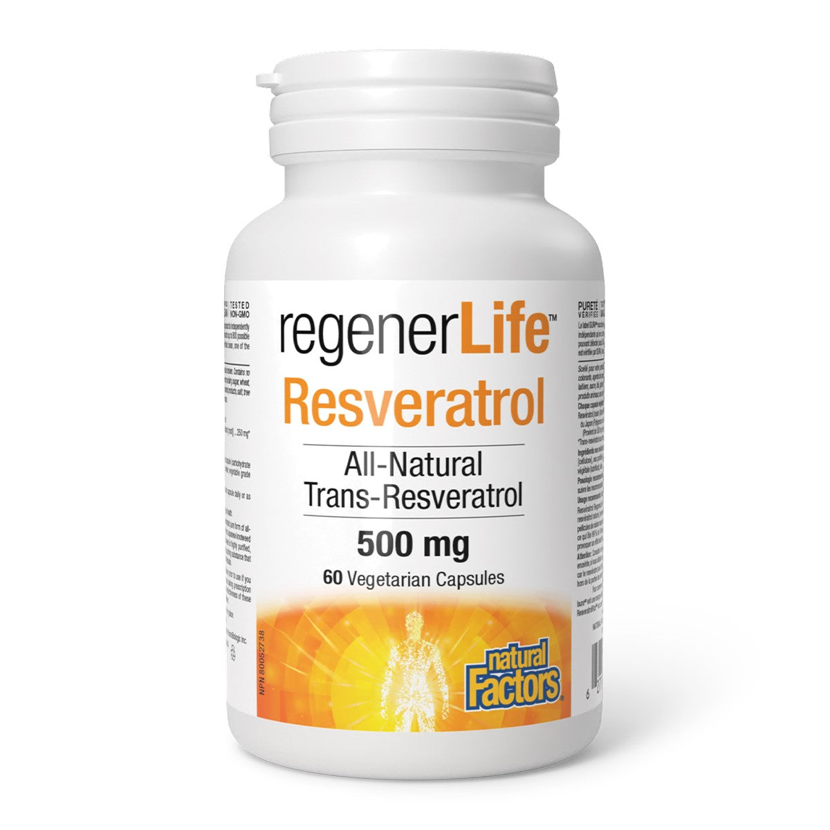 RegenerLife Resveratrol 500mg 60 vcaps