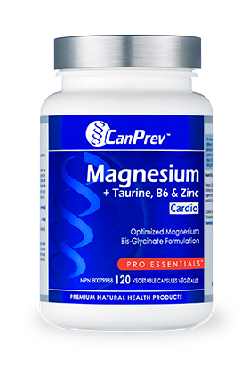 Magnesium + Taurine, B6 & Zinc for Cardio - 120 VCaps